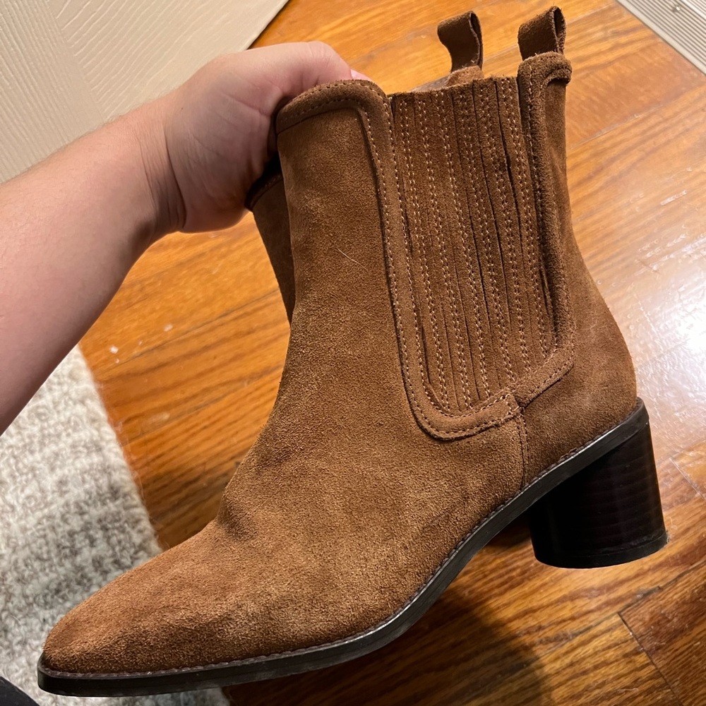 Boden suede ankle boots